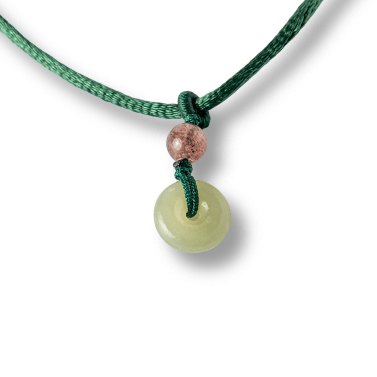 Echilibru si Protectie - Colier cu Nefrit Hetian (Jad Hetian) Natural