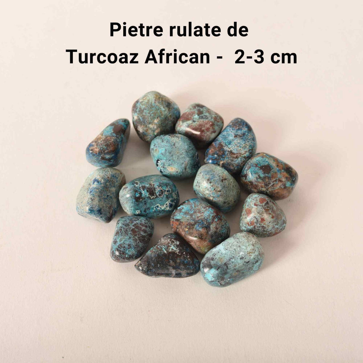 Pietre rulate Turcoaz African 2-3 cm - Claritate, evolutie si echilibru interior