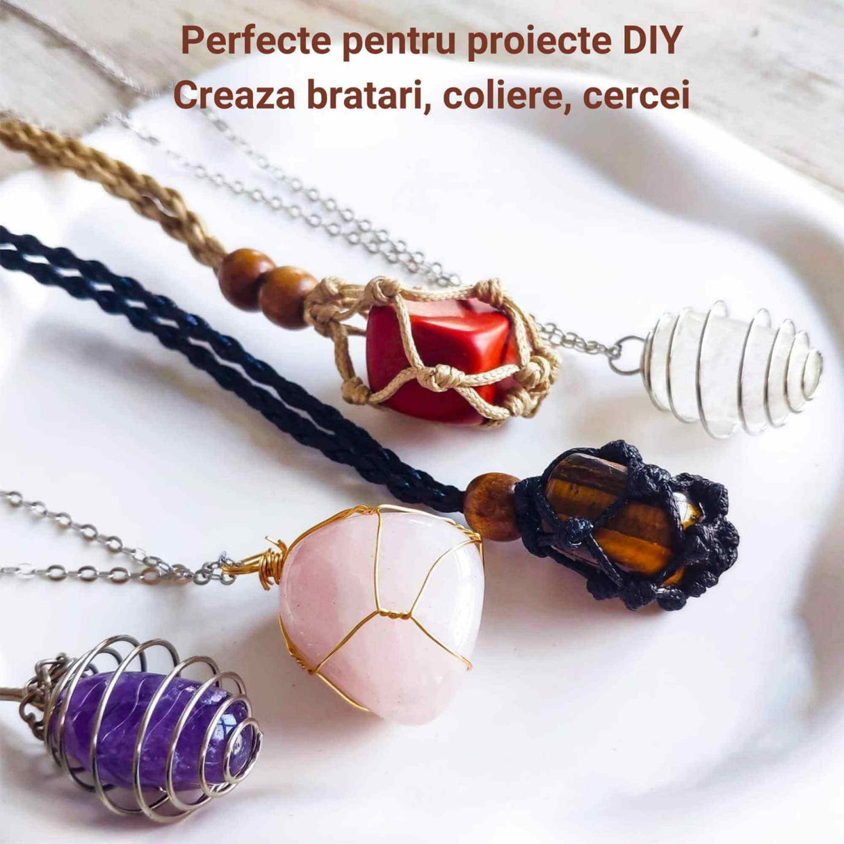 Piatra din Ochi de Tigru Rulat 3-4 cm Ideale pentru Reiki si Vindecare Energetica