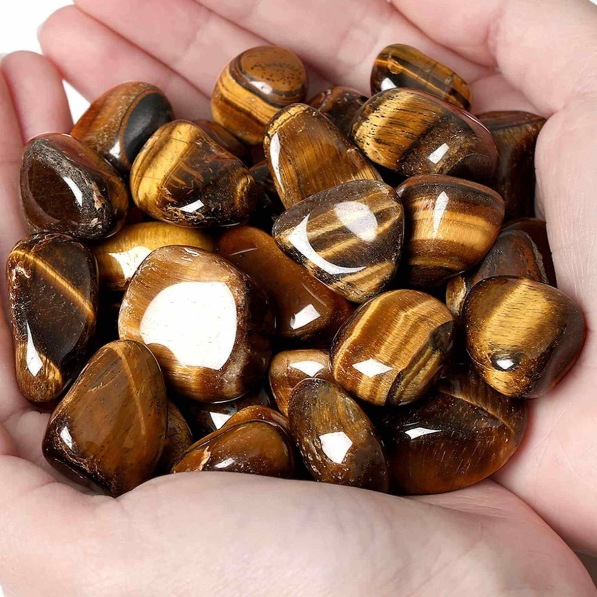 Piatra din Ochi de Tigru Rulat 3-4 cm Ideale pentru Reiki si Vindecare Energetica