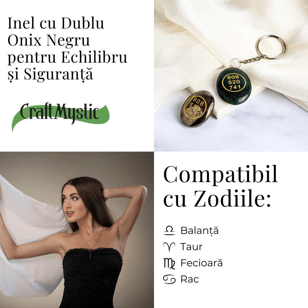 Breloc cu simbol Zibu si jad verde - Protectie si iubire universala la purtator