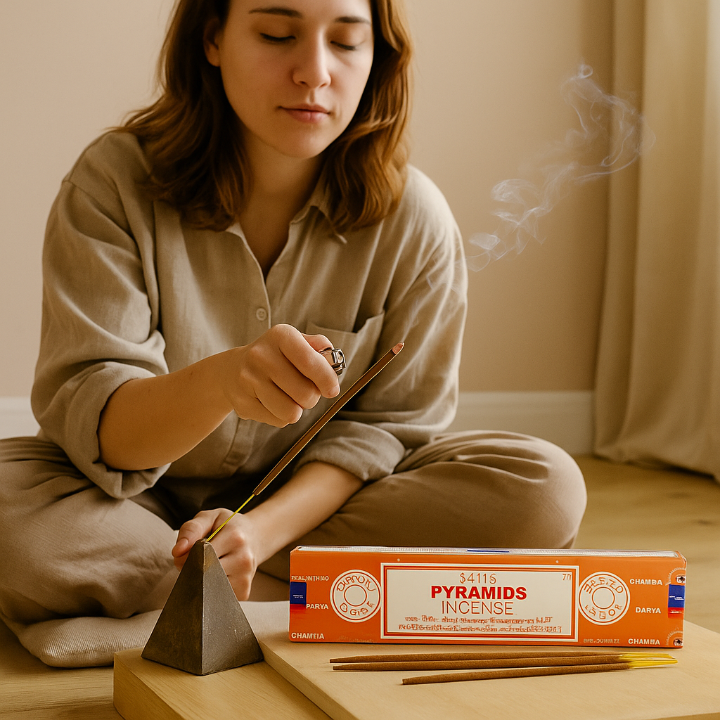 Satya Incense Sticks Pyramid 15g - betisoare parfumate