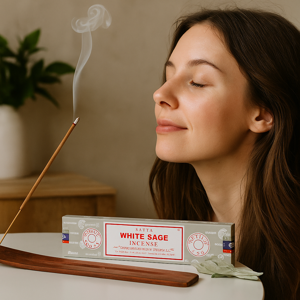 Satya Incense Sticks White Sage 15g – betisoare parfumate