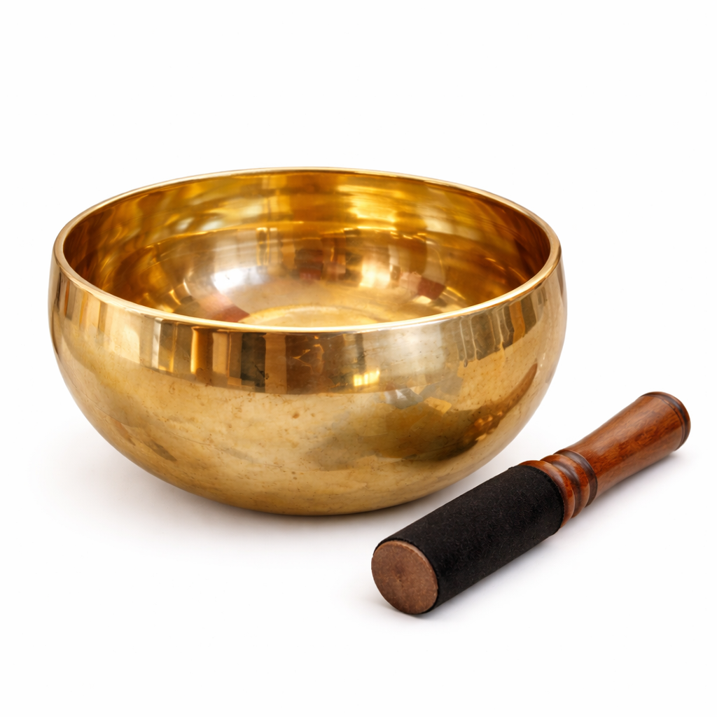 Bol Tibetan Extra Mare din Cupru Nobil 21 cm – Instrument de Armonizare, Vindecare si Echilibru Energetic