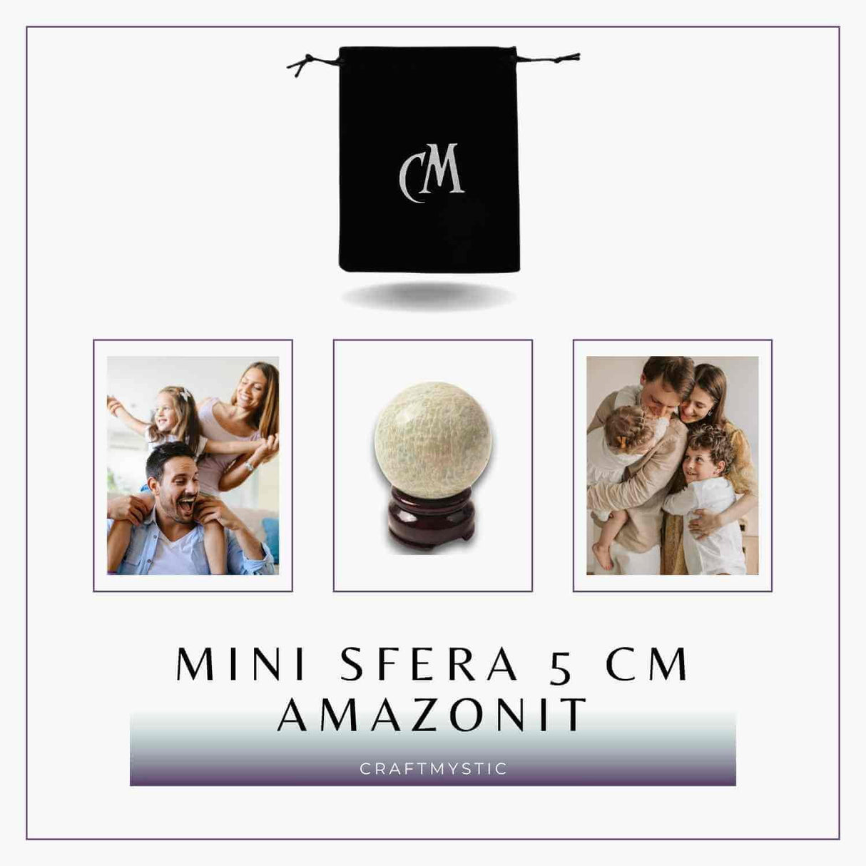 Sfera medie Malachit