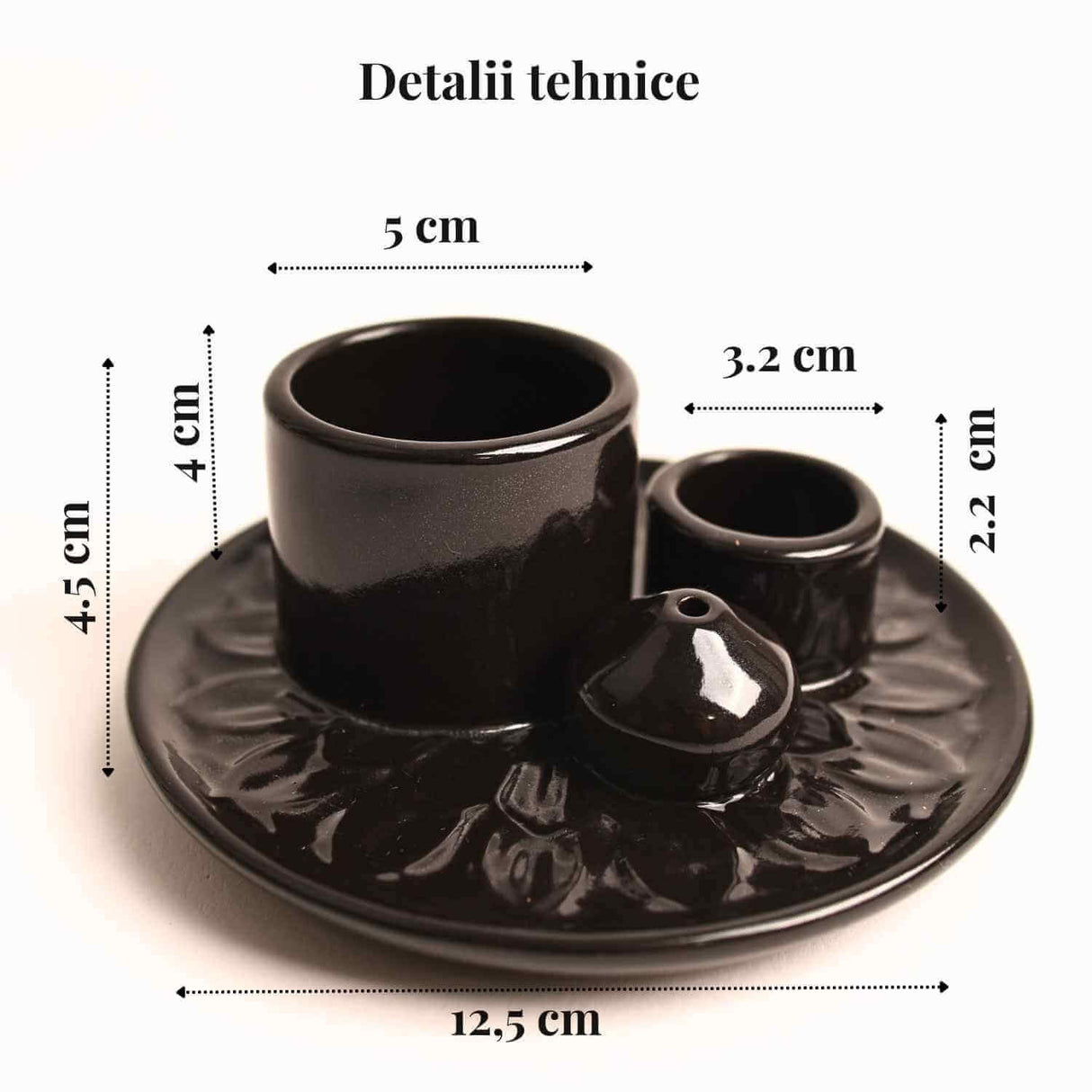Suport ceramica pentru salvie, palo santo si betisoare - Eleganta si purificare