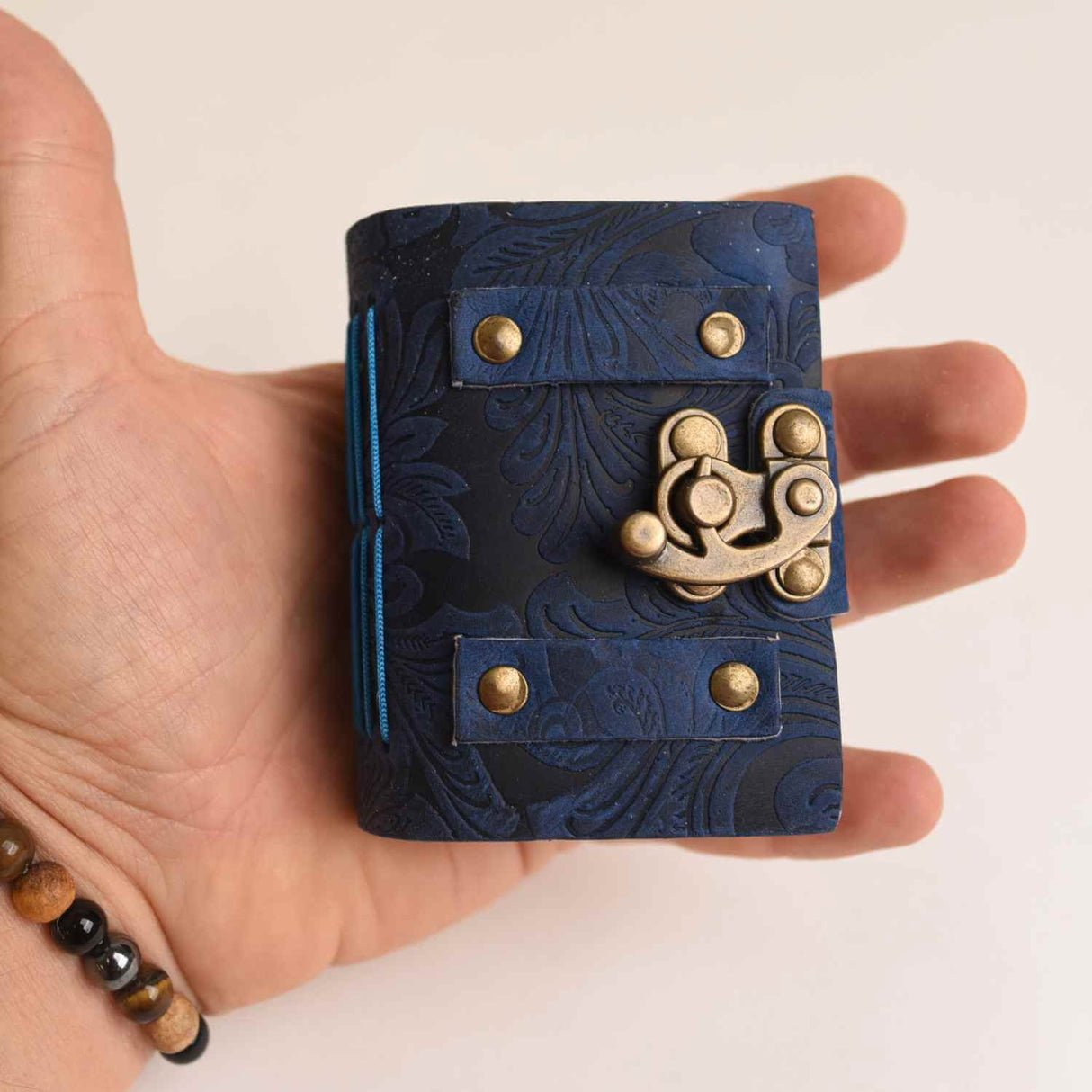 Talisman pentru Ganduri – Mini Jurnal Verdecu Coperta din Piele