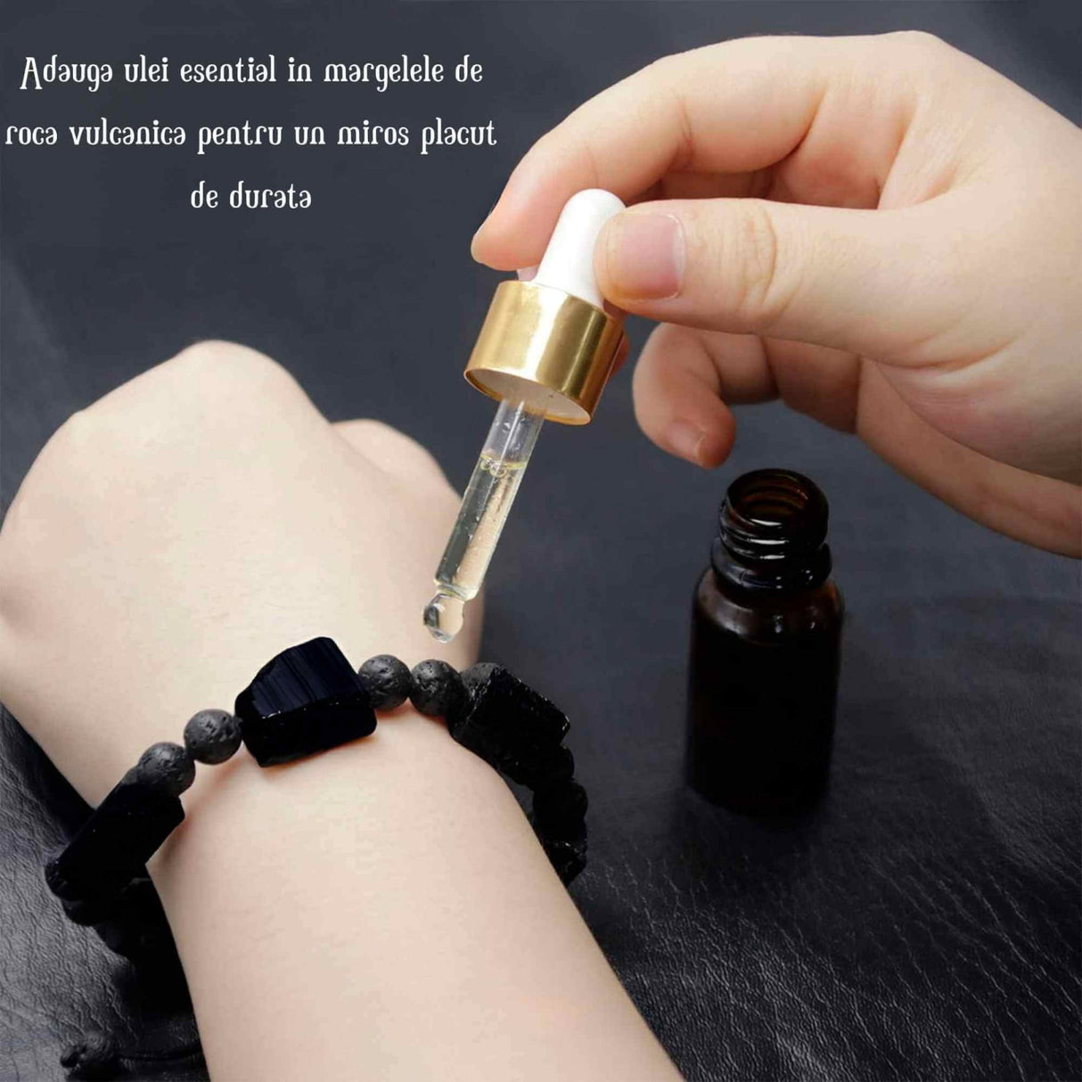 Natural Black tourmaline bracelet 8MM