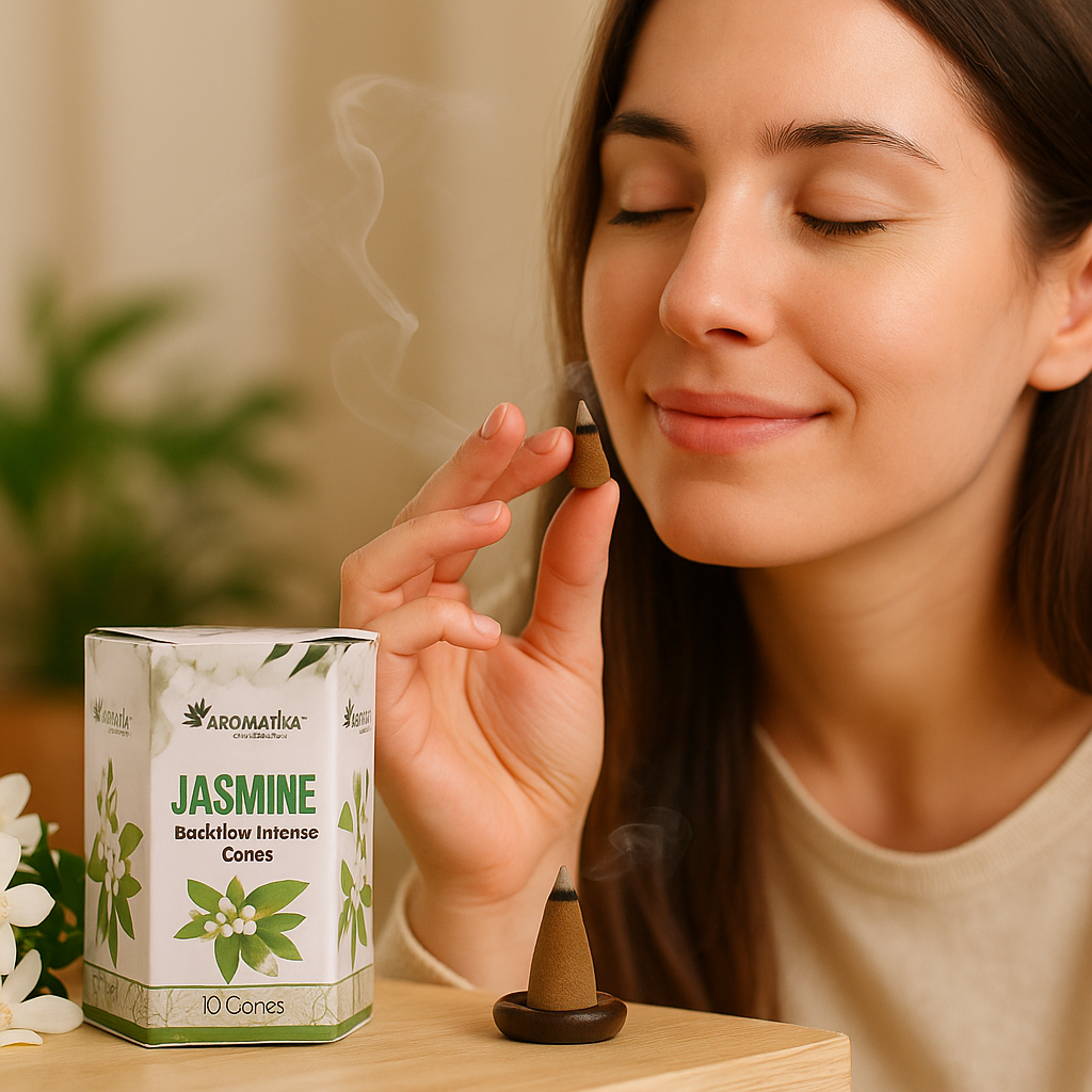 10 Conuri Aromatika Backflow Incense - Iasomie
