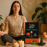 10 conuri Tribal Soul Backflow Incense – White Copal