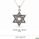 Colier Merkaba din Argint 925 – Protectie Spirituala si Echilibru Energetic