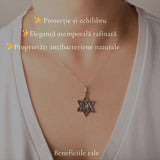 Colier Merkaba din Argint 925 – Protectie Spirituala si Echilibru Energetic