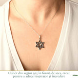Colier Merkaba din Argint 925 – Protectie Spirituala si Echilibru Energetic