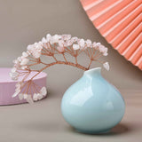Ramura pentru creare copaci cu cristale semipretioase Mixte cu 7 mini ramuri fiecare cu 9 pietre polisate - Pentru proiecte DIY, decor, Feng Shui