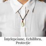 Armonie si Protectie - Colier din Jad Hetian (Nefrit) Natural