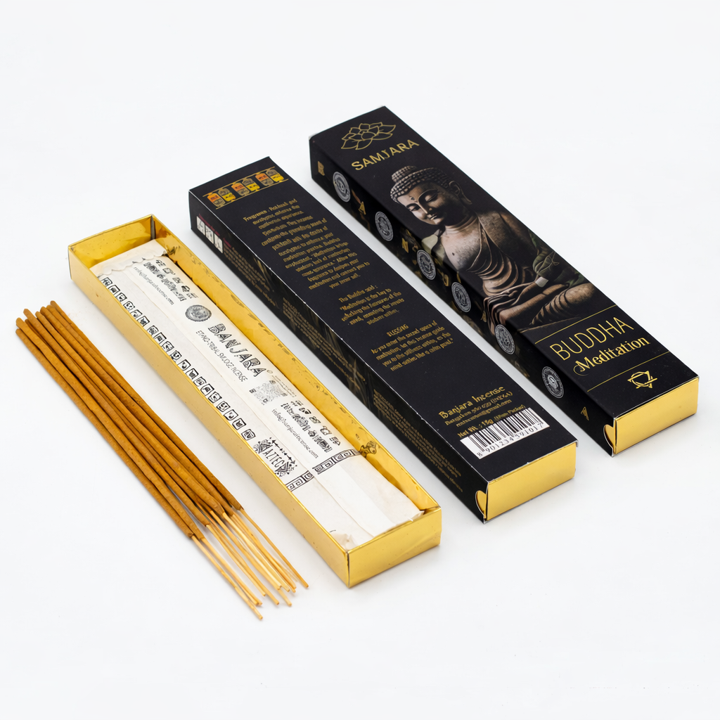 Betisoare parfumate Buddha Meditation - Banjara Incense | Relaxare si mindfulness