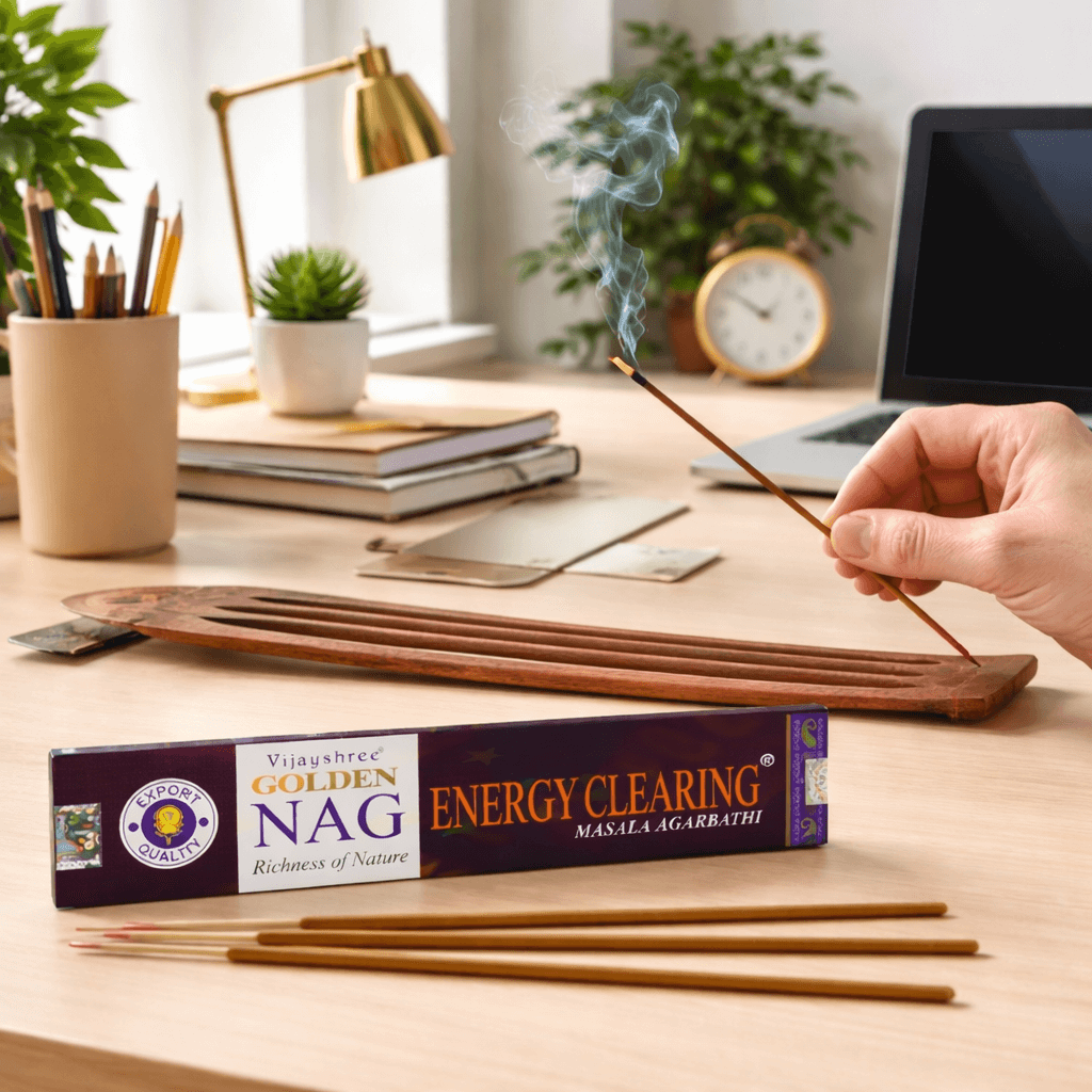 Betisoare Parfumate Energy Clearing Golden Nag – Ritual de Curatare Energetica si Protectie