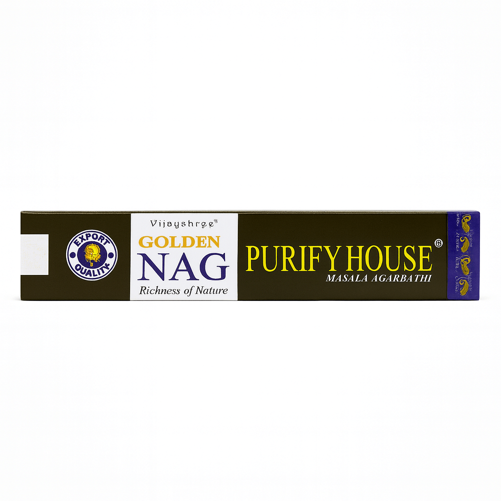 Betisoare Parfumate Golden Nag Purify House - Aromă de Curatare, Claritate si Armonie in Spatiu