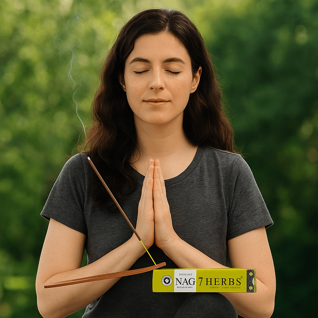 Betisoare Parfumate Golden Nag 7 Herbs - Aroma Sacra, Curatare Energetica si Armonie Naturala