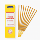 Betisoare parfumate Satya Divine Blessing – aroma sacra pentru meditatie si relaxare