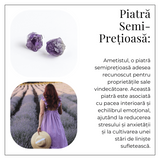Bijuterie pentru Liniste Interioara - Cercei cu Cristal Ametist