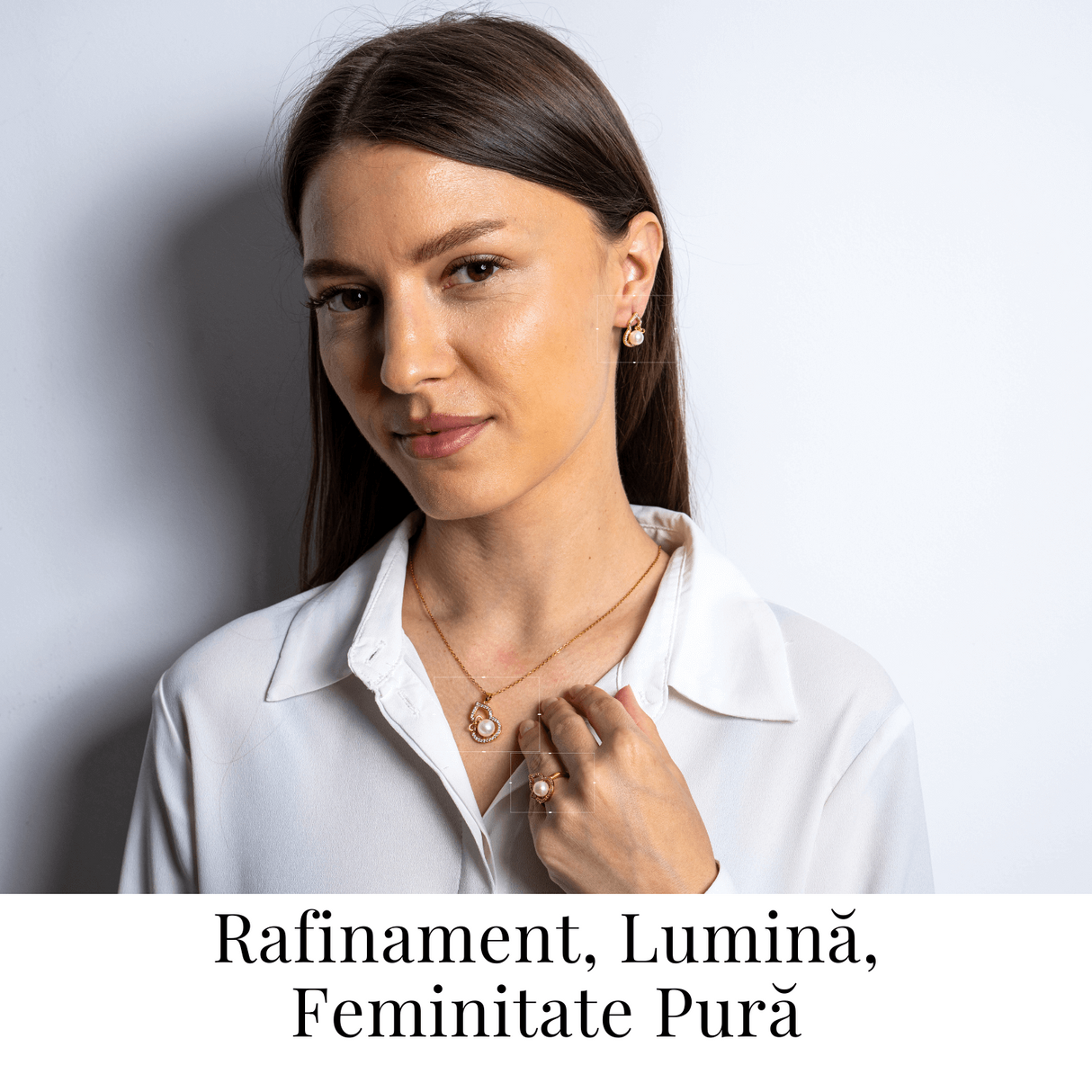 Set elegant cu perla naturala - Stralucire si feminitate intr-un singur gest