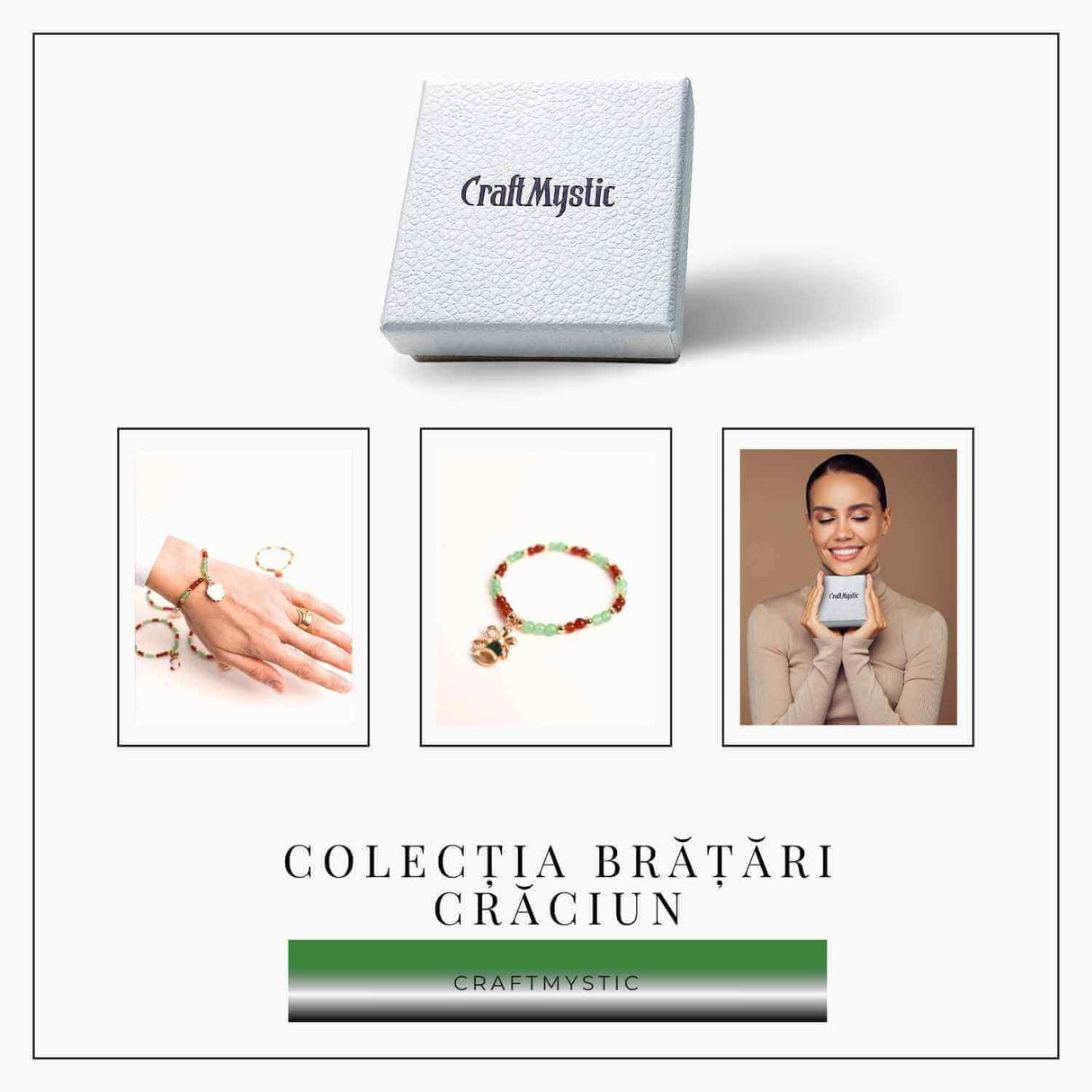 Bratara Agat Rosu si Aventurin Verde, Accesoriu Mixt - Echilibru si Noroc