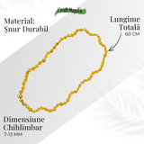 Colier Chihlimbar Galben Natural - Lumina Solara, Armonie si Eleganta Organica