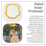 Colier Chihlimbar Galben Natural - Lumina Solara, Armonie si Eleganta Organica