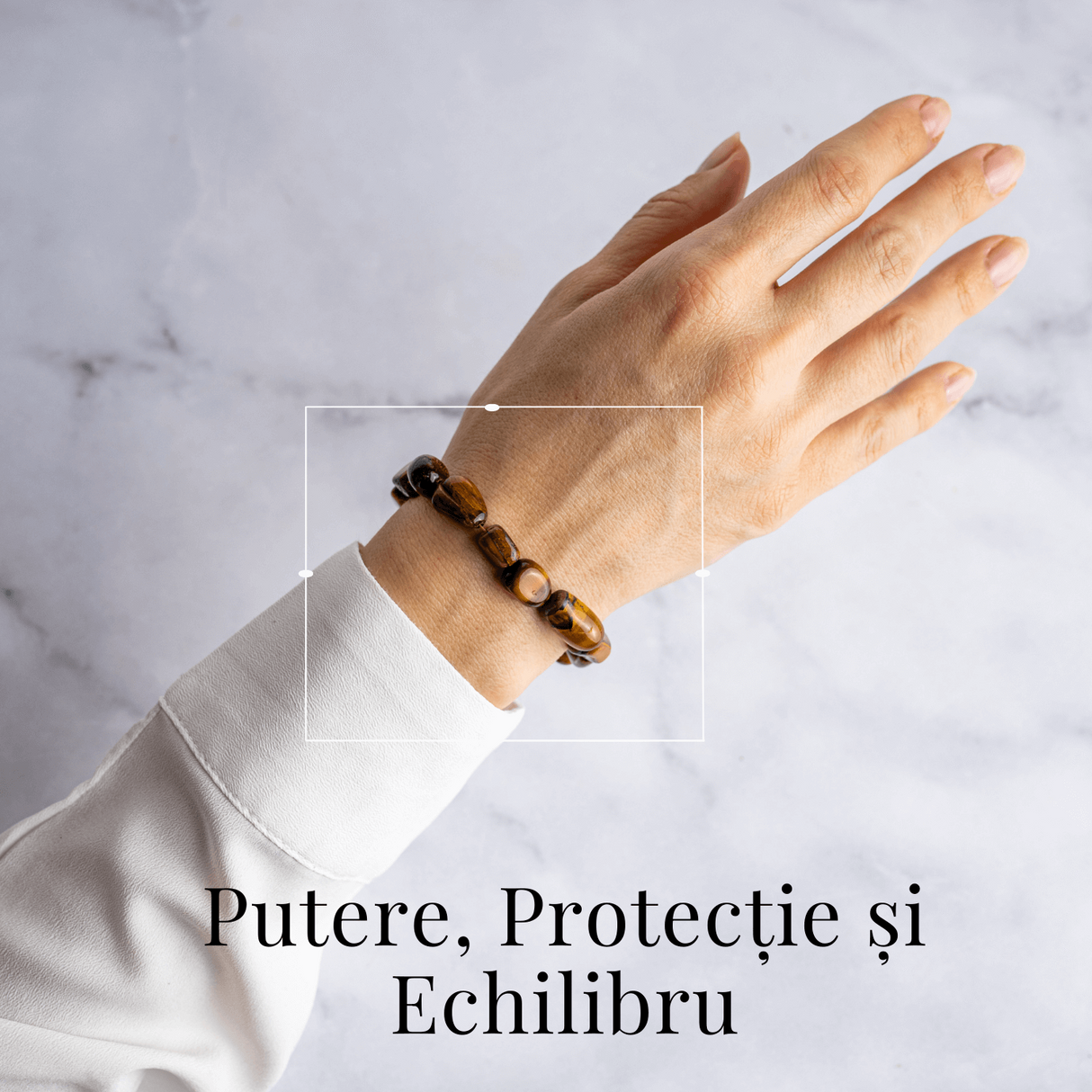 Bijuterie de Echilibru - Bratara cu Cristale Ochi de Tigru