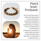 Bijuterie de Echilibru - Bratara cu Cristale Ochi de Tigru