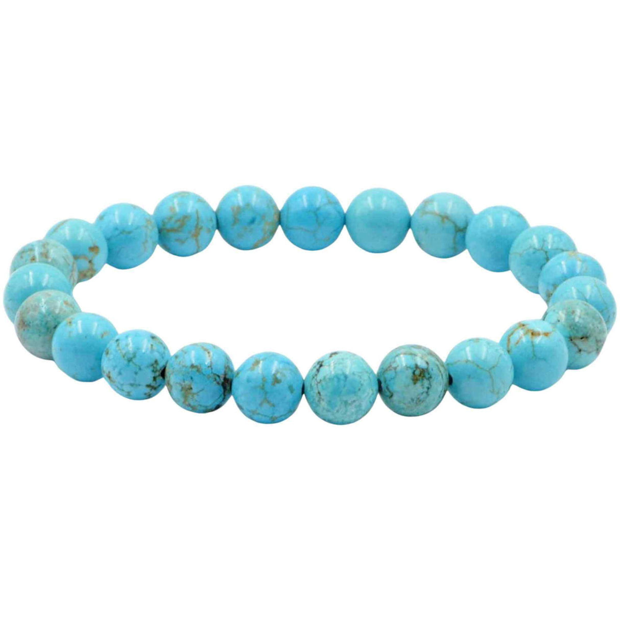 TURQUOISE WITH BUDDHA BRACELETS 8MM
