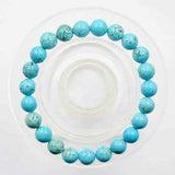 TURQUOISE WITH BUDDHA BRACELETS 8MM