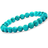TURQUOISE WITH BUDDHA BRACELETS 8MM
