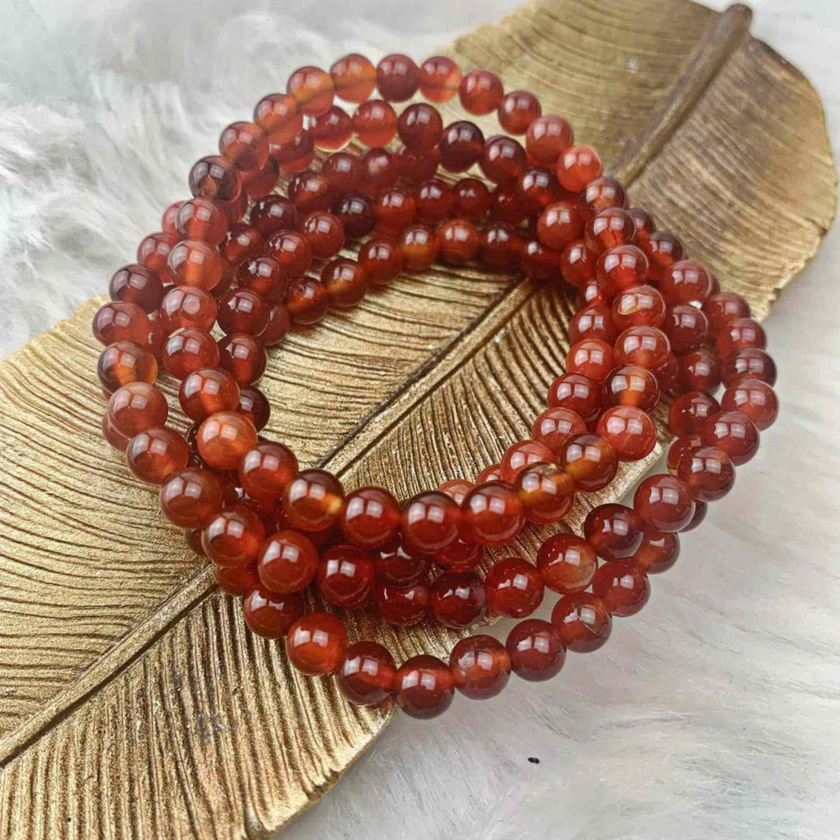 Bratara piele cu pietre naturale v4