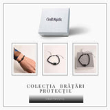 Bratara macrame cu turmalina neagra pentru protectie energetica