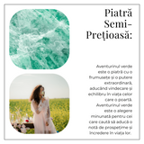 Bratara Elastica din Aventurin Verde 5mm - Noroc si Abundenta
