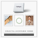 Bratara Elastica din Aventurin Verde 5mm - Noroc si Abundenta