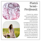 Bratara Elastica cu Margele de Cuart Roz 5mm - Iubire si Vindecare Emotionala