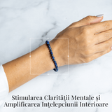 Bratara Elastica Lapis Lazuli 5 mm - Claritate si Creativitate