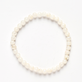 Bratara elastica cu margele 5mm naturale Piatra a Lunii Curcubeu - Echilibru si Intuitie