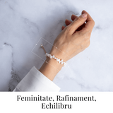 Bratara boho chic cu perle baroce - Feminitate si rafinament