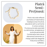 Bratara boho chic cu perle baroce - Feminitate si rafinament
