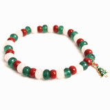 Bratara Jasp Rosu, Verde si Jad Alb - Echilibru si Protectie