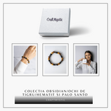 Alchimia Protectiei - Bratara cu Cristale Radacina si Palo Santo Purificator