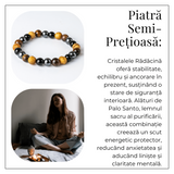 Alchimia Protectiei - Bratara cu Cristale Radacina si Palo Santo Purificator