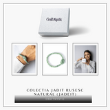 Bratara din Jadit Rusesc Natural cu Pixiu - Protectie si Abundenta