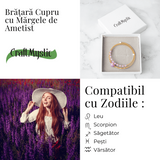 Echilibru si Liniste - Bratara din Ametist Natural