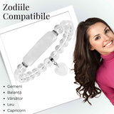 Bratara Zen Cuart Transparent 8mm - Claritate si Energii Pozitive