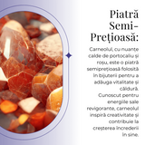 Breloc cu piatra semipretioase de Ametist in forma neregulata 3cm